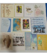 16 Hallmark Religious Greeting Cards Christmas Wedding Sympathy Lot FREE... - $205.59 MXN