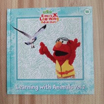 Sesame Street Elmos Learning Adventure Book 18 Hardcover Learning With Animals - £5.16 GBP