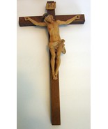 Fontanini Woodtone Crucifix Italian 12 Inch Christ on Wood Cross Made Italy - $41.02 CAD