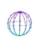 Holiday Bright Lights Living Accents Christmas Silver Iron 12 in. Multic... - $50.34