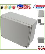 Compact IP65 Plastic Junction Box with Screw Installation - Grey 8&#39;&#39;x6&#39;&#39;... - $39.86 CAD