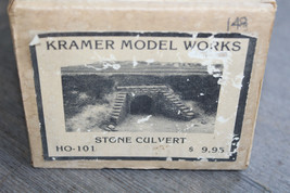 Kramer Model Works HO Scale HO-101 Stone Culverts &amp; Sides Kit MINT JB - £22.15 GBP