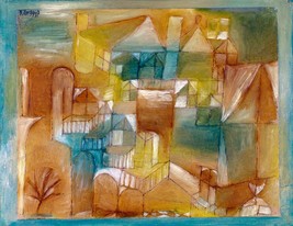 11181.Decoration Poster.Home Wall art.Paul Klee painting.Fas��__sade brown-green - £12.67 GBP+