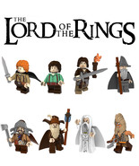 LOTR The Hobbit Gandalf Baggins Saruman 8 Custom Minifigures Set - £11.30 GBP