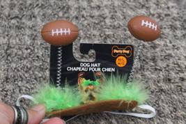 Party Dog Football Dog Hat Antennae on Springs Elastic Holder Size XS/S - $8.66