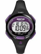 Timex Women’s Ironman Essential 10-Lap Watch Black/Purple - £20.04 GBP
