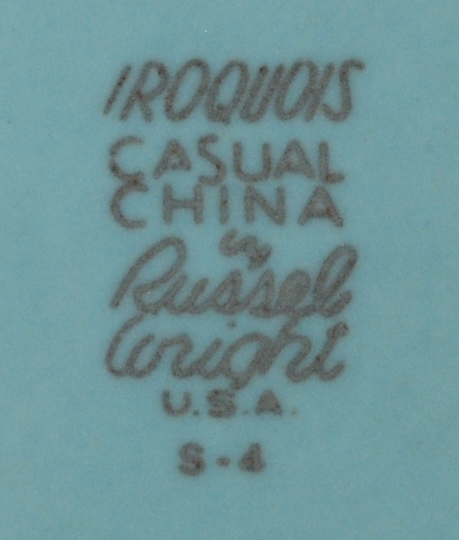 Iroquois China Casual-Blue 6" Saucer Designed by Russel Wright Item image 2