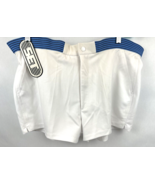 Vintage Tennis Shorts Men&#39;s Size 36 White 1970s Polyester Pickle Ball Ho... - $43.90 CAD
