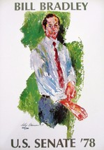 Leroy Neiman LE Numbered Bookplate &quot;Bill Bradley&quot; NJ Senator Political N... - $370.25 MXN