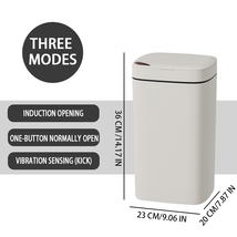 Smart Automatic Bin 16L | Touchless Sensor | USB Rechargeable | Odour Co... - $52.69