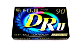 FUJI DR II 90, NEW SEALED BLANK AUDIO CASSETTE TAPE - $9.99