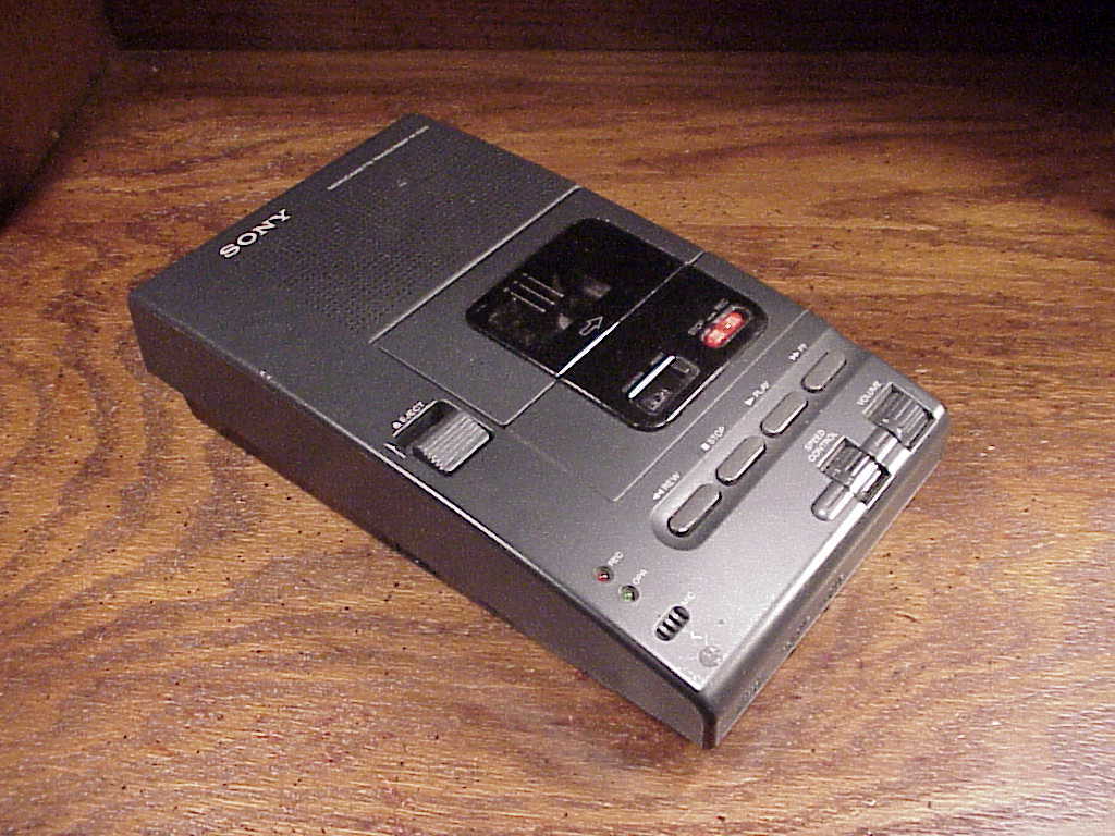 Sony Microcassette Transcriber M2000, as is, for parts or repair