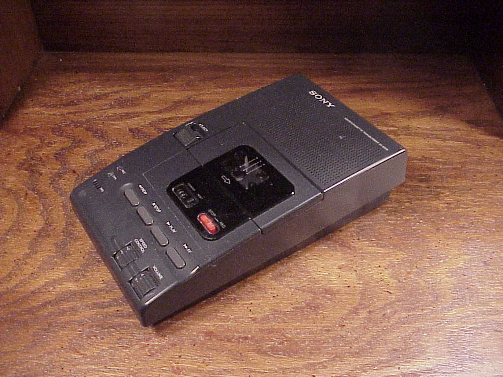 Sony Microcassette Transcriber M2000, as is, for parts or repair