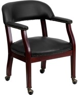 Flash Furniture Sarah Black Vinyl Luxurious Conference Set of 1,  - $411.29