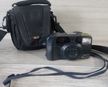 Pentax IQZoom 115-S 35mm Point &amp; Shoot Film Camera w/Case - Tested Working - £39.56 GBP