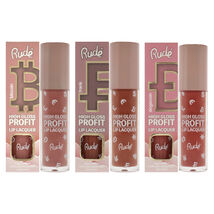 High Gloss Profit Lip Lacquer Kit by Rude Cosmetics for Women - 3 Pc Kit... - $19.49