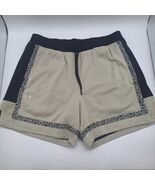 Under Armour UA Baseline Pro Mesh Shorts Womens Large 5" Black Taupe $50... - $23.56