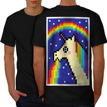 Unicorn Cool Stupid Funny Shirt  Men T-shirt Back - £10.16 GBP