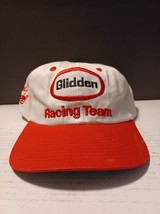 Vintage Glidden Racing Team Strapback Hat Cap NASCAR White/Red - $16.45 CAD