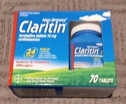 Claritin Non Drowsy Allergy 10mg Tablet - 70 Ct.(J36) - £19.03 GBP