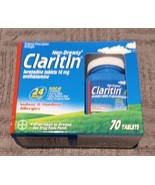 Claritin Non Drowsy Allergy 10mg Tablet - 70 Ct.(J36) - £18.79 GBP