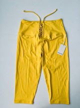 Year Of Ours Cameron Capri Football Lace Up Legging Yellow ( XL ) - £70.06 GBP