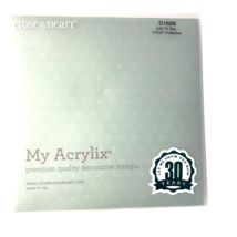 Close To My Heart Just To Say Cricut Collection D1629 My Acrylix Sentiments - $19.94