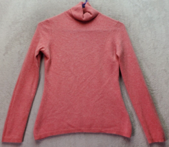 Charter Club Sweater Women&#39;s Small Salmon 100% Cashmere Long Sleeve Turtleneck - £18.00 GBP