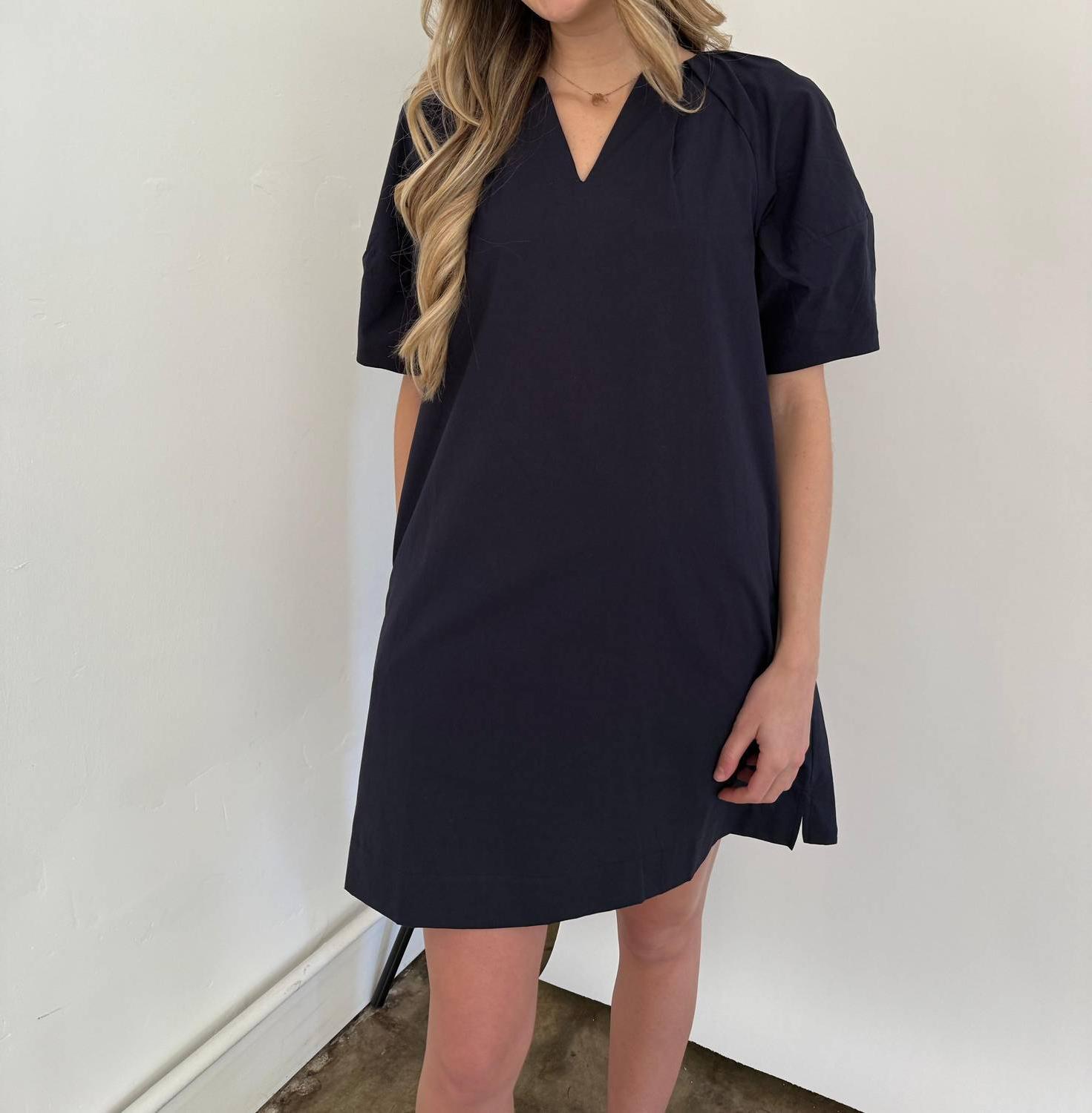 Pinch Scarlett V-Neck Puff Sleeve Mini Dress Size L - $51.48
