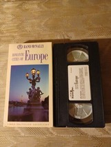 Rand McNally Romantic Cities Of Europe VHS 1992 Vintage Athens Rome Paris Madrid - £6.20 GBP