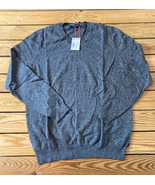 superdry NWT Men’s Vintage pullover sweater Size L grey B12 - £34.33 GBP