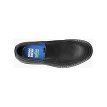 Nunn Bush Otto Moc Toe Slip On Walking Shoes Leather Black Tumbled  84963-007 image 5