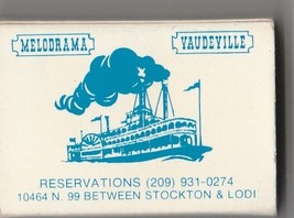 Palace Showboat Dinner Theater ~ Vtg Strike on Match Box with local ad &amp;... - $131.75 MXN
