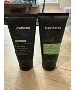 Hawthorne Geranium Leaf Everyday Face Lotion &amp; Cleaneser Bundle 4oz/ea A... - $19.79