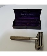 Vintage Valet Auto Strap Razor Stamped April 9 1912 Velvet Lined Case Mo... - £26.14 GBP