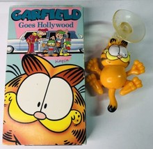 Garfield Goes Hollywood VHS 1990 Jon Odie Plus Garfield Window Pull - Works - £7.78 GBP