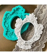 Baroque Photo Frame Silicone Molds Picture Fondant Candy Mould For Sugar... - £10.04 GBP