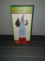 Cracker Barrel Sweets And Treats Glitter Lamp Light Up Santa - $336.32 MXN