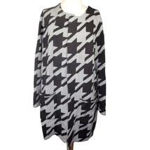 Ann Taylor Factory Petite Gray and Black Cardigan Sweater Size Large  - £27.06 GBP