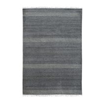 EORC GRS77GY8X10 Hand Crafted Wool &amp; Viscose Modern Grass Rug, 8&#39; X 10&#39;, Grey/Iv - £780.05 GBP