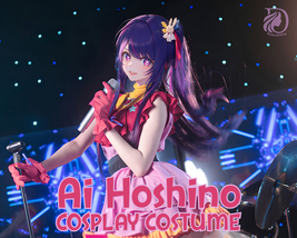 Hoshino Ai Cosplay Costume,Comic Con, Halloween, Free Shipping - £128.68 GBP+
