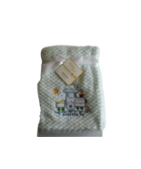 NWT Posh Baby Pale Blue BABY Blanket 30&quot;x40&quot; Soft Textured Sweet Baby Bo... - $214.10 MXN