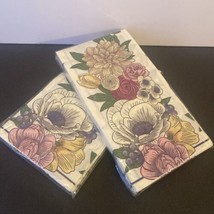 Guest Napkins Paper Floral 16 Ct Set Of 2 NEW - £6.12 GBP