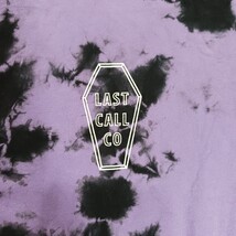 Last Call Co. Men Purple & Black Dyed Short Sleeve "Evil Ways" Graphic T-Shirt M image 15