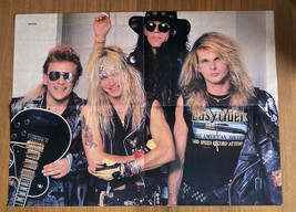 Musician Heavy Metal Hair Bands Poison And Skid Row Poster Double Sided - £39.11 GBP