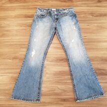 Aeropostale Jeans Y2K Women's Size 11/12 Reg Hailey Skinny Flare Solid D... - $17.81