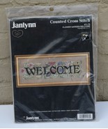 Janlynn Counted Cross Stitch Flower Garden Welcome Home Dacore #11-70 Ne... - $19.80