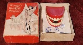 VTG 1957 Fishlove Womans Greatest Pleasure No 675 Talking Teeth Original... - $39.99