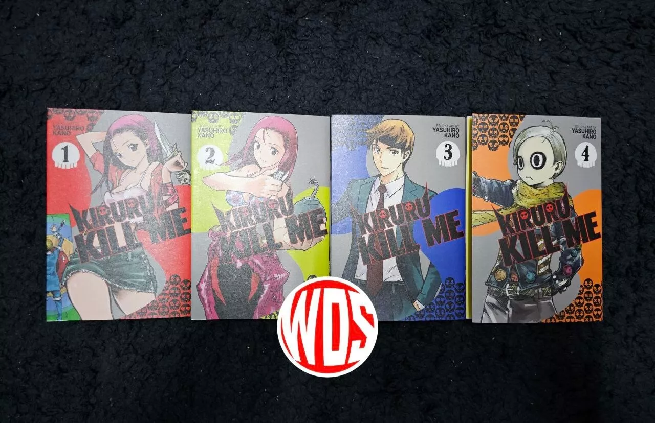 Kiruru Kill Me Manga By Yasuhiro Kano Volume 1-4 English Comic Book + DHL - $89.90