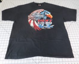 VTG Y2K 2001 Harley Davidson Dont Mess With US T-Shirt Size XL Colorado ... - £34.59 GBP